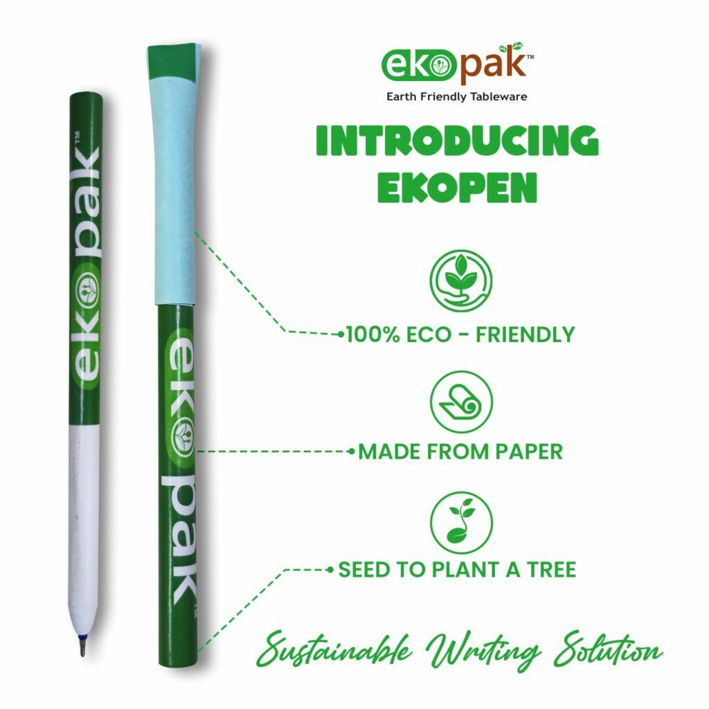 EkoPak Launches Of A Completely Eco Friendly PAPER Pen