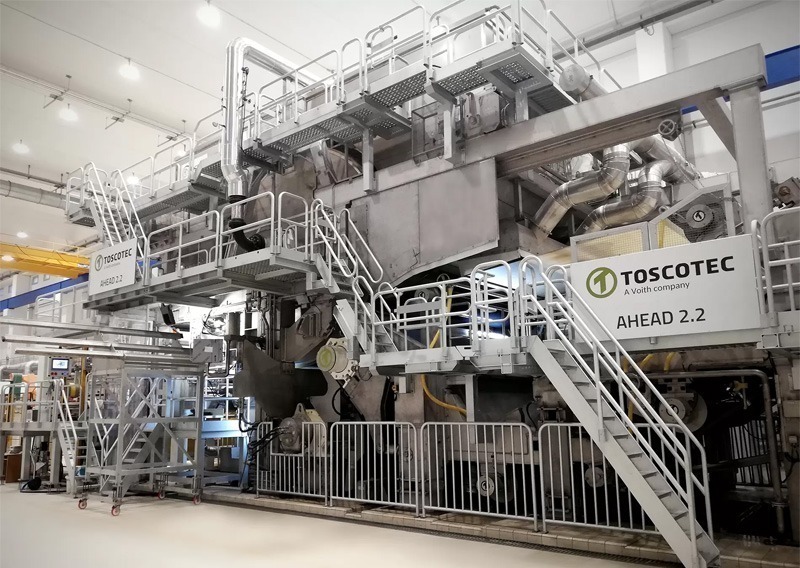 Toscotec strengthens leadership of tissue machine rebuilds with over 25 projects in 2022