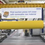 Bio-based SolarFlow Green suction press roll cover ensures more sustainable paper production