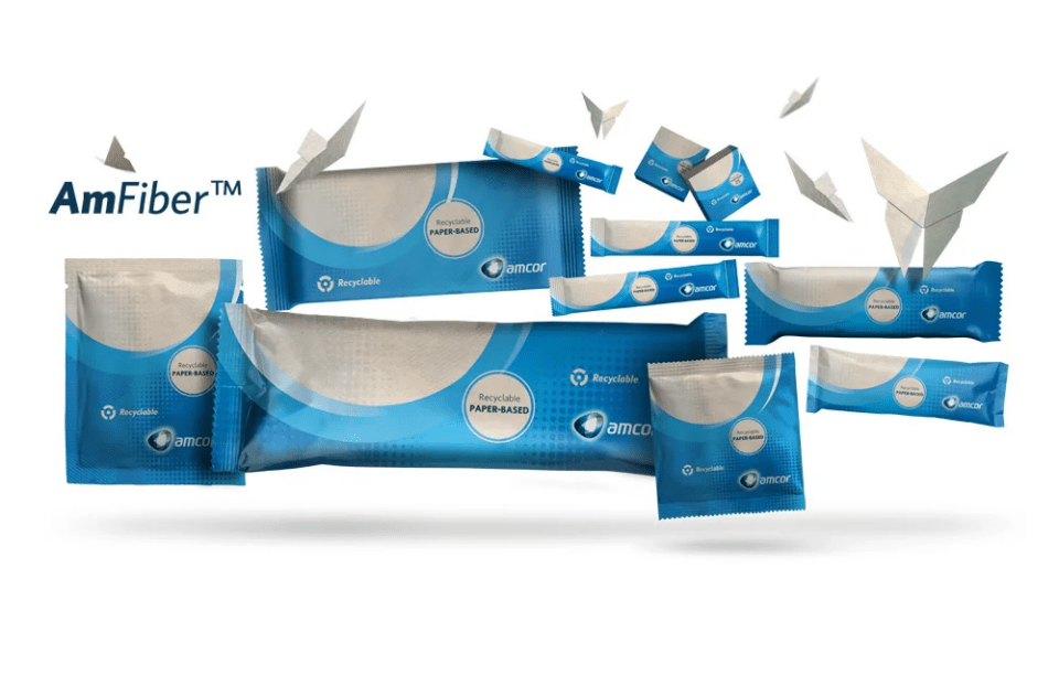 Amcor AmFiber™ paper-based packaging receives European patent