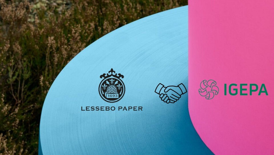 Lessebo Paper Expands Partnership with Igepa Belux to Include Lessebo Colours