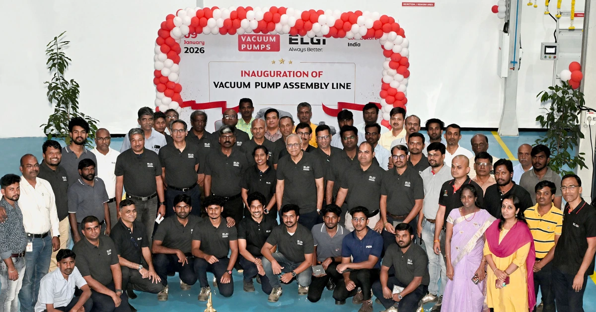 ELGi enters vacuum tech with new pump assembly line in Coimbatore